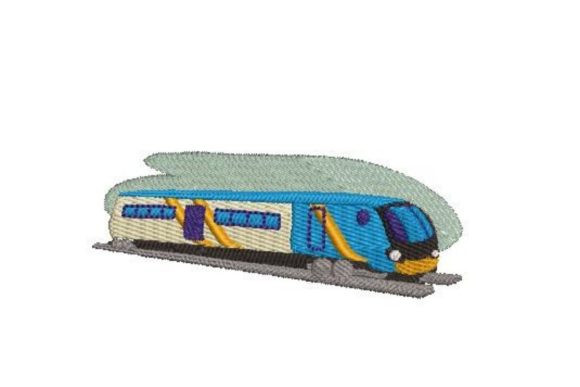 A Designer's Review of the Modern Train Embroidery Design