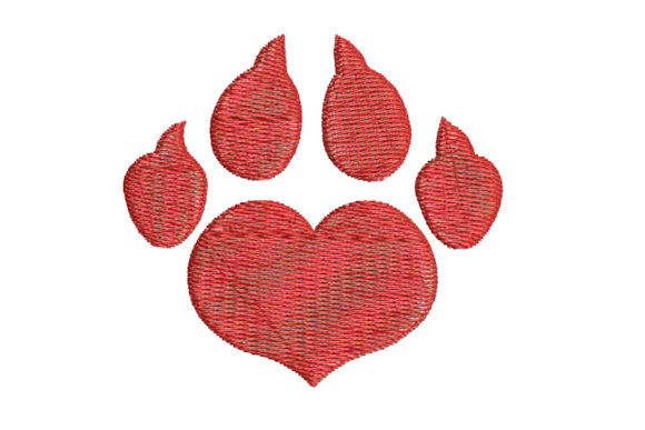 A Designer's Review: Paw Print Heart Shape for Boutique Sweatshirts