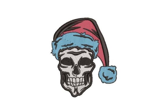 A Designer’s Review of the Skull Santa Hat Embroidery File