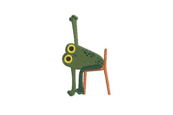 A Frog's Holiday Yoga: Reviewing a Whimsical Wellness Embroidery Design