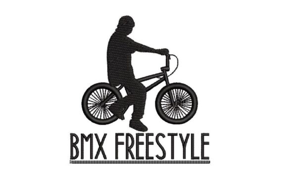 BMX Freestyle: A Dynamic Sports Embroidery Design for Real Projects