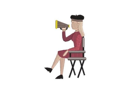Creative Fabrica's Female Movie Director Embroidery Design Review