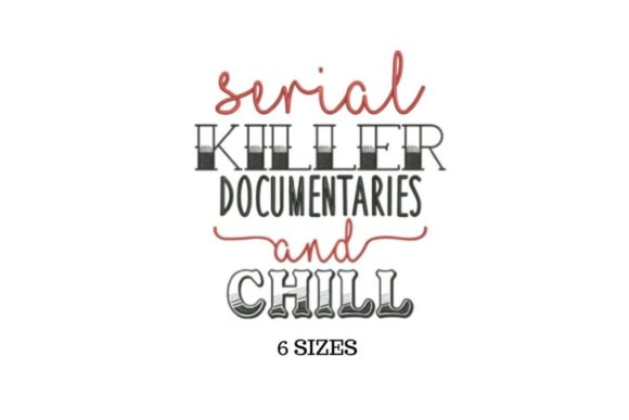 Embroidered Serial Killer Designs for Craft Fair Success