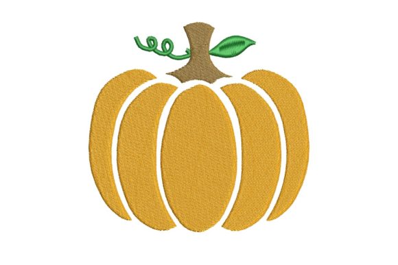 Evaluating the Thanksgiving Pumpkin Embroidery Design