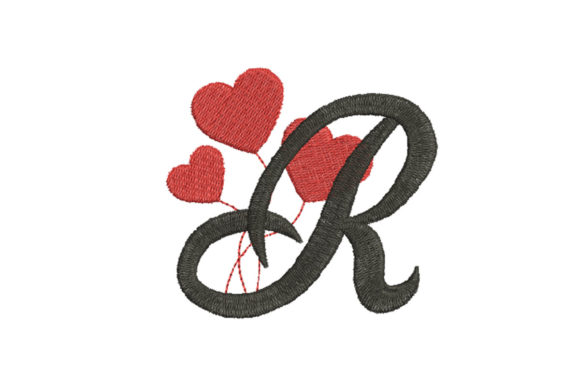 Heart Alphabet Letter R: A Seller's Review for Creative Fabrica Embroidery