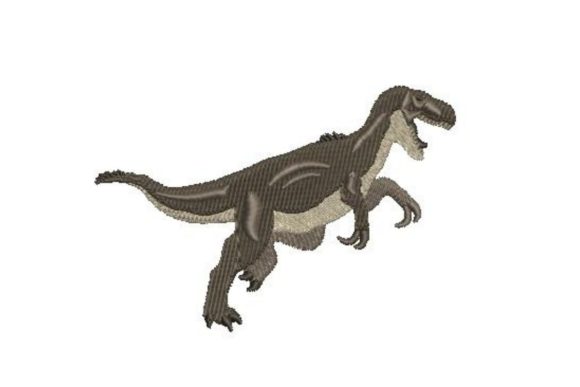Megalosaurus Embroidery for Boutique Apparel Collections