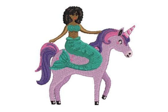 Mermaid Riding a Unicorn: A Seasonal Embroidery Review