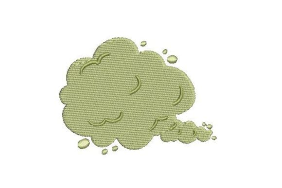 The Fart Cloud: A Playful Embroidery Design for Boutique Hoodies