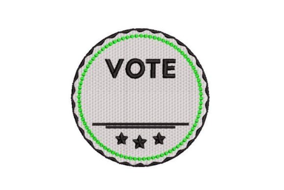 Vote Sticker: A Seasonal Embroidery Designer’s Review
